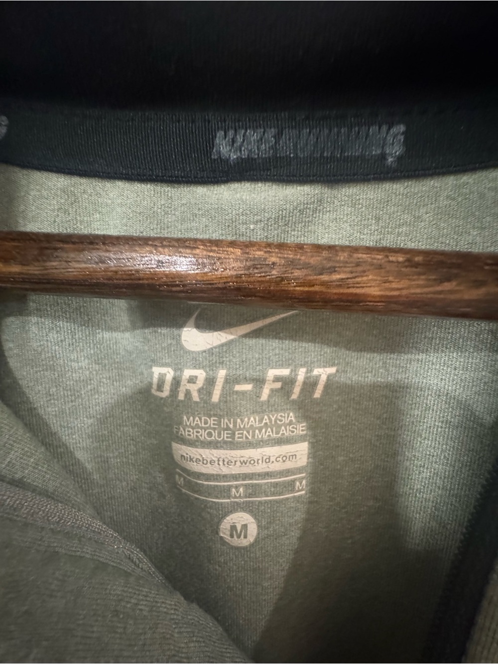 Nike Dri-FIT 1/4 Zip Pullover Men’s Medium Gray Long Sleeve - Picture 5 of 9
